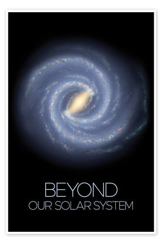 Póster Milky Way - Beyond Our Solar System