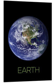 Aluminium print Earth IV