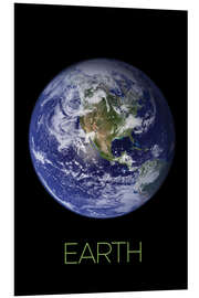 Foam board print Earth IV