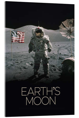 Acrylic print Earth's Moon - Apollo Mission