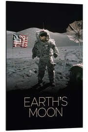 Quadro em alumínio Earth's Moon - Apollo Mission - NASA