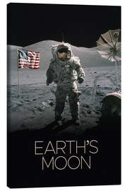 Canvas-taulu Earth's Moon - Apollo Mission - NASA