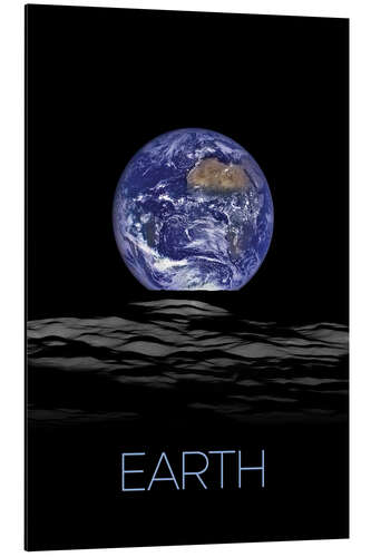 Alumiinitaulu Earth, Photo from the Moon