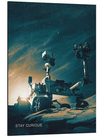 Tableau en aluminium Curiosity, Mars Exploration Rover
