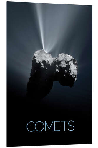 Acrylic print Comets