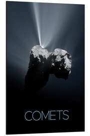 Aluminium print Comets - NASA