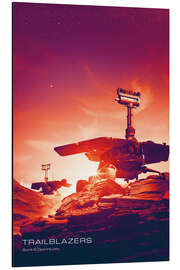 Tableau en aluminium Trailblazers, Mars Exploration Rover Project - NASA