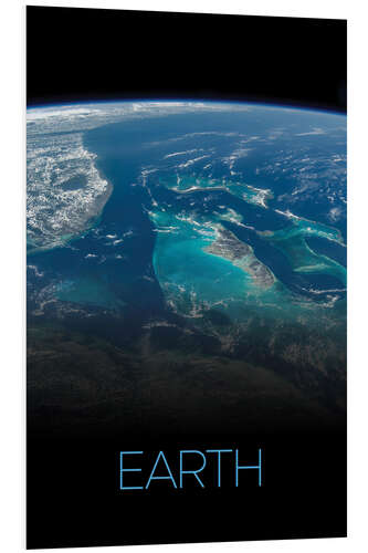 Foam board print Earth III