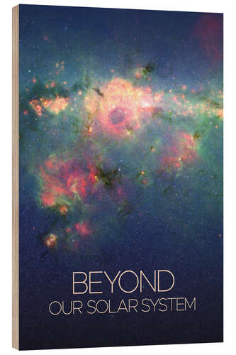 Wood print Beyond Our Solar System III