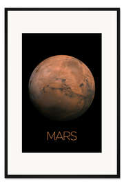 Gerahmter Kunstdruck Mars