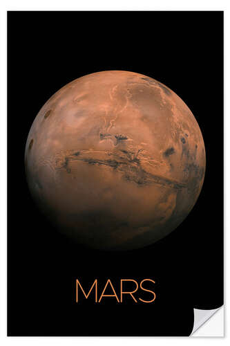 Wandsticker Mars