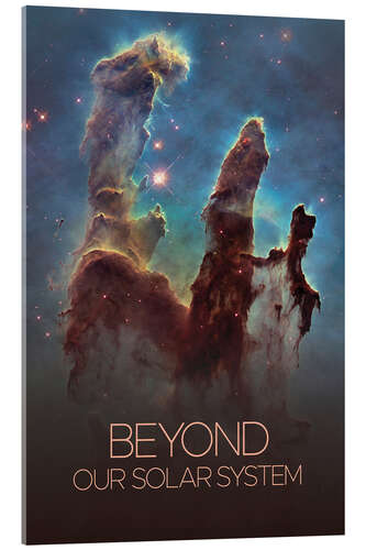 Akrylbilde Beyond Our Solar System II