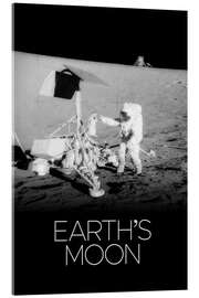Acrylic print Astronaut on the Moon - Earth's Moon - NASA