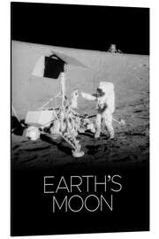 Aluminium print Astronaut on the Moon - Earth's Moon - NASA