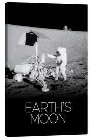 Canvas print Astronaut on the Moon - Earth's Moon - NASA