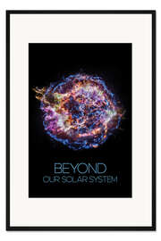 Gerahmter Kunstdruck Beyond Our Solar System I