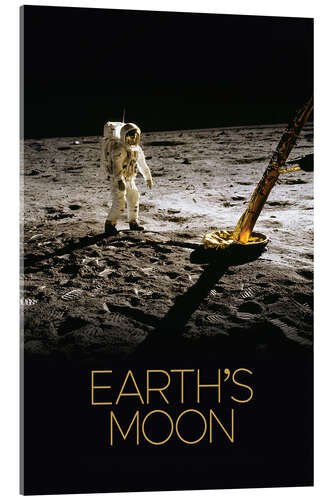 Cuadro de metacrilato The Moon Landing - Earth's Moon