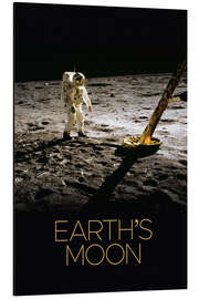 Tableau en aluminium The Moon Landing - Earth's Moon - NASA