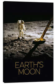 Quadro em tela The Moon Landing - Earth's Moon - NASA