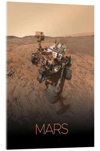 Akrylbilde Mars-Rover