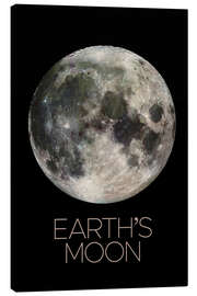 Canvas-taulu Earth's Moon - NASA