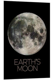 Hartschaumbild Earth's Moon