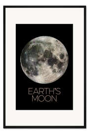 Gerahmter Kunstdruck Earth's Moon
