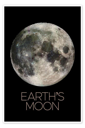 Poster Earth's Moon