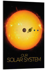Acrylglas print Our Solar System