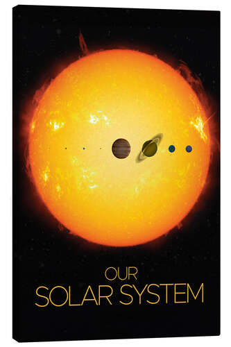 Tableau sur toile Our Solar System