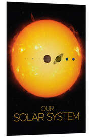 Foam board print Our Solar System