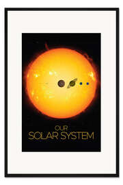 Gerahmter Kunstdruck Our Solar System
