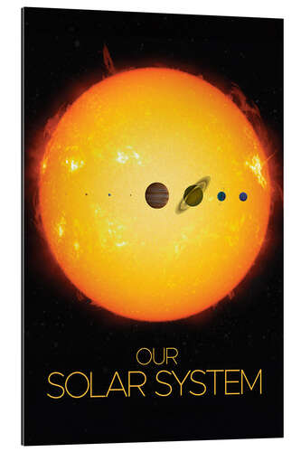 Cuadro de plexi-alu Our Solar System
