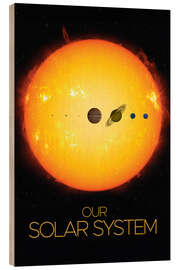 Holzbild Our Solar System