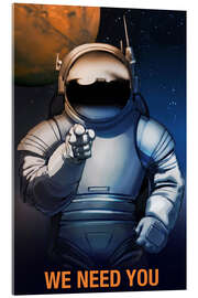 Akryylilasitaulu We Need You - Space Travel Recruitment