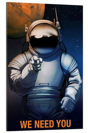 Gallery print We Need You - Space Travel Recruitment