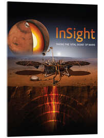 Cuadro de metacrilato InSight robotic lander, Mars - NASA