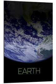 Aluminium print Earth I