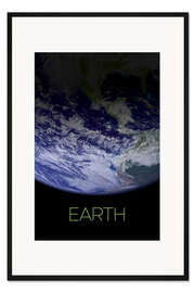 Gerahmter Kunstdruck Earth I