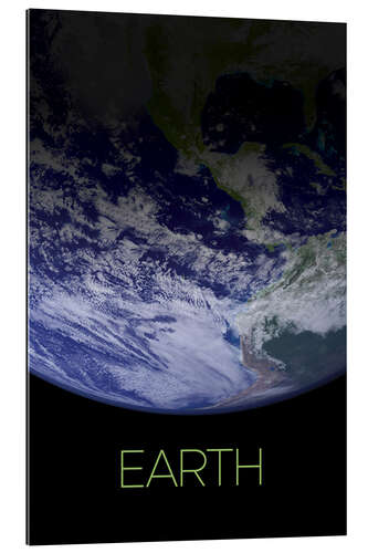 Tableau en plexi-alu Earth I