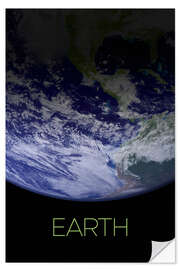 Wandsticker Earth I