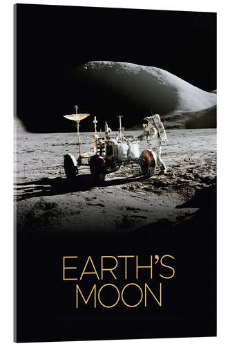 Acrylglas print Earth's Moon