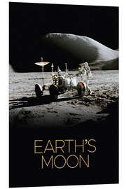 Hartschaumbild Earth's Moon