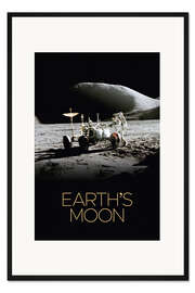 Gerahmter Kunstdruck Earth's Moon