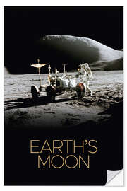 Wandsticker Earth's Moon