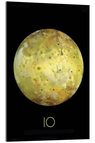 Acrylic print Io, a moon of Jupiter