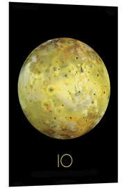 Foam board print Io, a moon of Jupiter