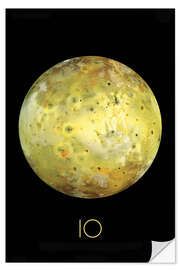 Wall sticker Io, a moon of Jupiter