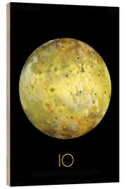 Cuadro de madera Io, a moon of Jupiter