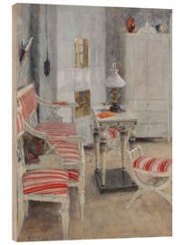 Holzbild Innenraum, Koivuniemi, 1899 - Venny Soldan-Brofeldt